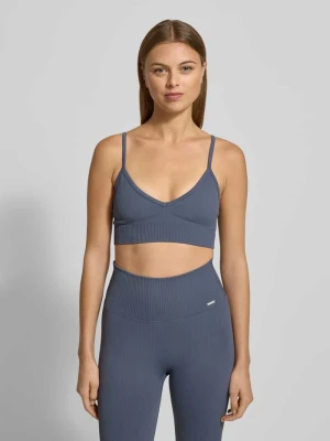Stanik z efektem prążkowania model ‘Ribbed Seamless Deep Cut’ AIMN