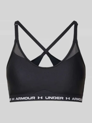 Stanik z elastycznym pasem model ‘Crossback Low Bra’ Under Armour
