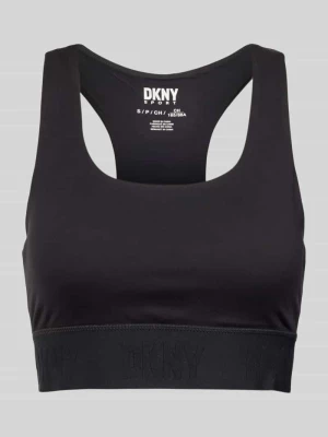 Stanik z prostokątnym dekoltem model ‘BALANCE’ DKNY PERFORMANCE