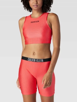 Stanik z wyhaftowanym logo model ‘INTENSE POWER’ Calvin Klein Underwear