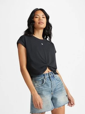 Star Chevron Twist Cropped T-Shirt Converse