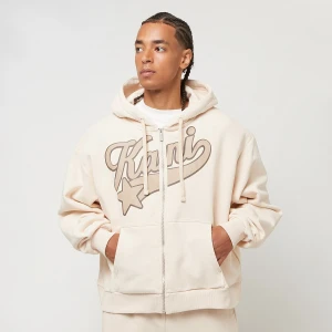 Karl Kani Star Logo Boxy Full Zip Hoodie mężczyźni Bluzy beż rozmiar Odzież