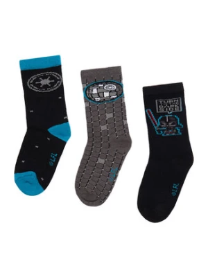 Star Wars Skarpety długie CEO-ACCCS-AW25-210SW(3-PACK) Czarny