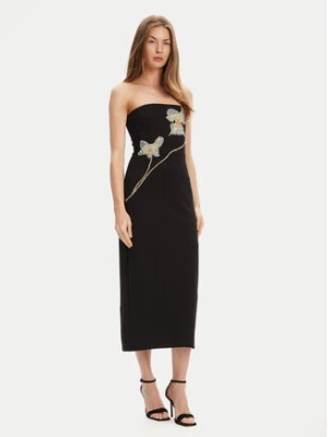 STAUD Sukienka koktajlowa Brooke R24F2171KP Czarny Slim Fit