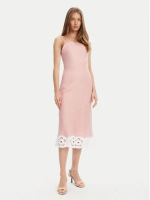 STAUD Sukienka letnia Palo R25S2283LN Różowy Regular Fit