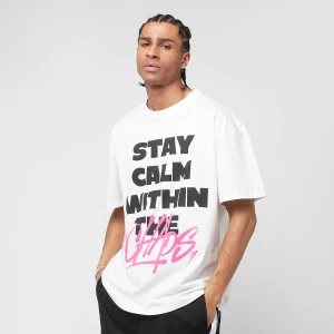 Stay Calm In Chaos Oversize Tee, markiMister Tee, T-Shirty i Polo, w kolorze biały, rozmiar: