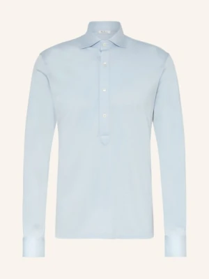 Stefan Brandt Koszula Pikowana Luciel Regular Fit blau