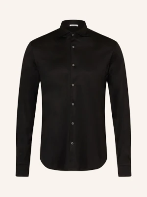 Stefan Brandt Koszula Z Dżerseju Otis Slim Fit schwarz
