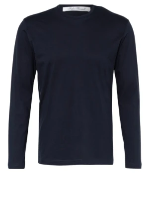 Stefan Brandt Koszulka Z Długim Rękawem Enno blau