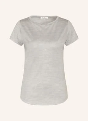 Stefan Brandt T-Shirt Z Jedwabiu grau