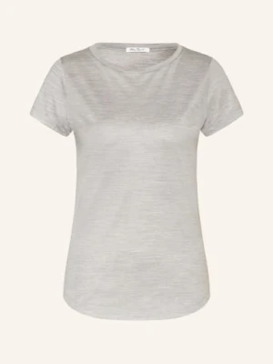 Stefan Brandt T-Shirt Z Jedwabiu grau