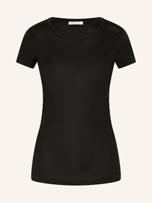 Stefan Brandt T-Shirt Z Jedwabiu schwarz