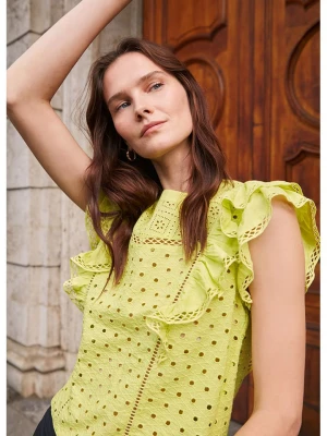 STEFANEL Bluzka w kolorze żółtym rozmiar: L