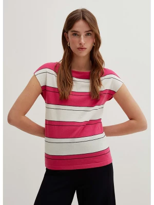 STEFANEL Koszulka w kolorze różowo-kremowym rozmiar: S
