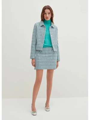 STEFANEL Spódnica w kolorze turkusowo-niebieskim rozmiar: 44