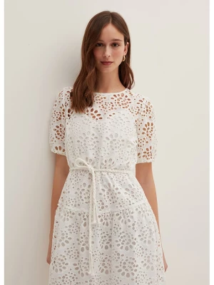 STEFANEL Sukienka w kolorze białym rozmiar: 36