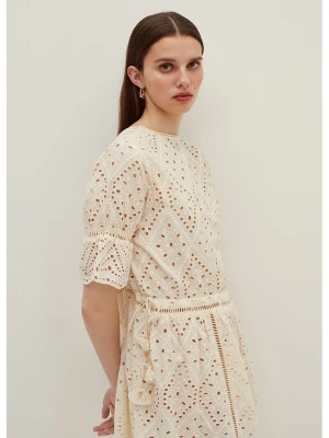 STEFANEL Sukienka w kolorze kremowym rozmiar: 48