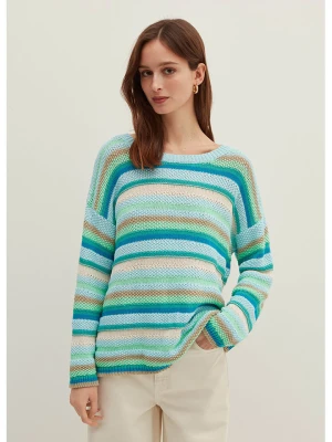 STEFANEL Sweter w kolorze turkusowo-niebieskim rozmiar: L
