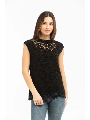 STEFANEL Top w kolorze czarnym rozmiar: M