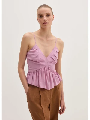 STEFANEL Top w kolorze jasnoróżowym rozmiar: XS
