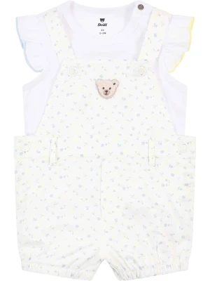 Steiff 2-częściowy zestaw w kolorze białym rozmiar: 80