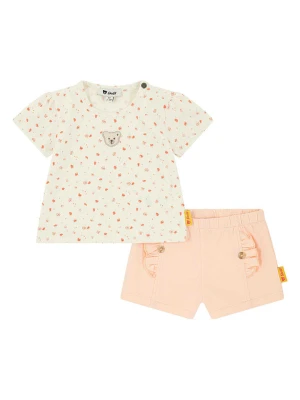 Steiff 2-częściowy zestaw w kolorze kremowo-jasnoróżowym rozmiar: 74