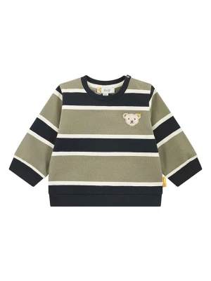 Steiff Bluza w kolorze czarno-oliwkowym rozmiar: 86