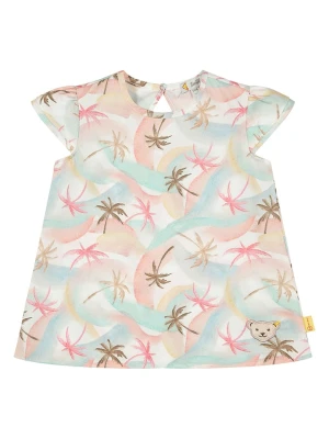 Steiff Bluzka w kolorze błękitno-jasnoróżowym rozmiar: 110