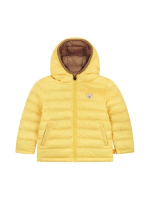 Steiff Dwustronna kurtka pikowana w kolorze jasnobrązowo-żółtym rozmiar: 110