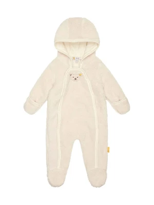 Steiff Kombinezon polarowy w kolorze kremowym rozmiar: 86
