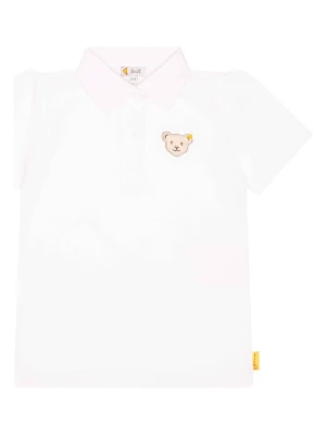Steiff Koszulka polo w kolorze białym rozmiar: 92