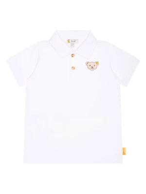 Steiff Koszulka polo w kolorze białym rozmiar: 104