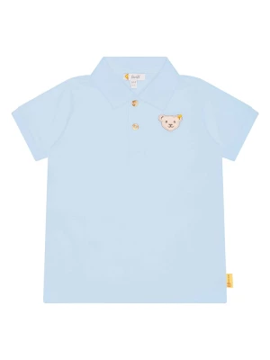 Steiff Koszulka polo w kolorze błękitnym rozmiar: 98
