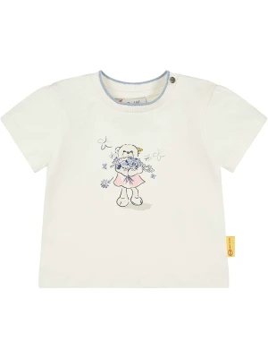 Steiff Koszulka w kolorze białym rozmiar: 74