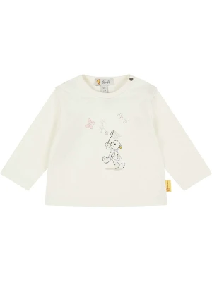 Steiff Koszulka w kolorze białym rozmiar: 80