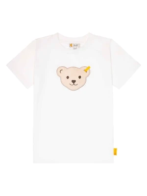 Steiff Koszulka w kolorze białym rozmiar: 98