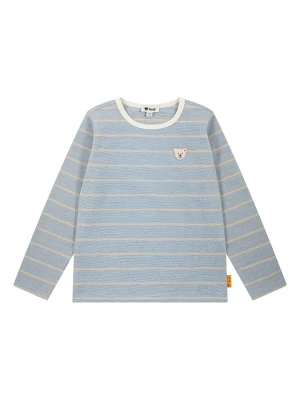 Steiff Koszulka w kolorze błękitno-beżowym rozmiar: 128