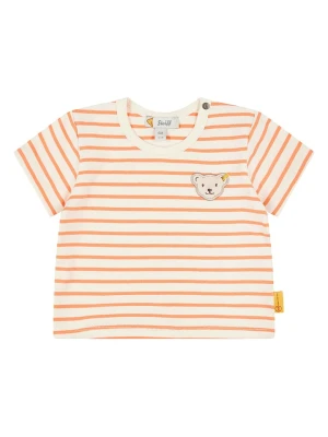 Steiff Koszulka w kolorze kremowo-pomarańczowym rozmiar: 80