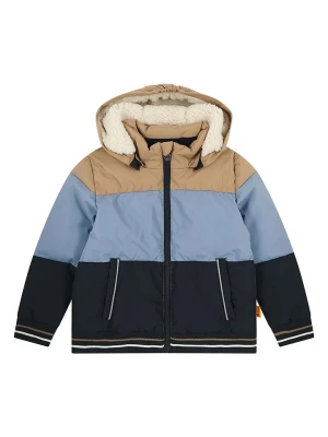 Steiff Kurtka funkcyjna w kolorze beżowo-błękitno-czarnym rozmiar: 98