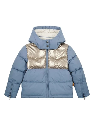 Steiff Kurtka pikowana w kolorze błękitno-złotym rozmiar: 128