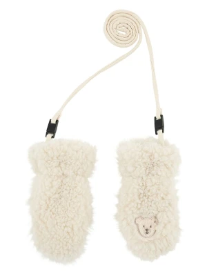 Steiff Rękawiczki w kolorze kremowym rozmiar: 3