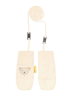 Steiff Rękawiczki w kolorze kremowym rozmiar: 74-92