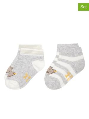 Steiff Skarpety (2 pary) w kolorze szarym rozmiar: 26