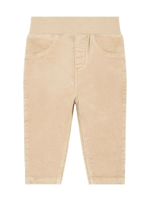 Steiff Spodnie sztruksowe w kolorze beżowym rozmiar: 62