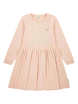 Steiff Sukienka dzianinowa w kolorze jasnoróżowym rozmiar: 128