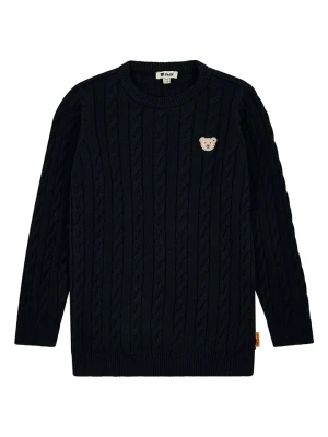 Steiff Sweter w kolorze czarnym rozmiar: 128