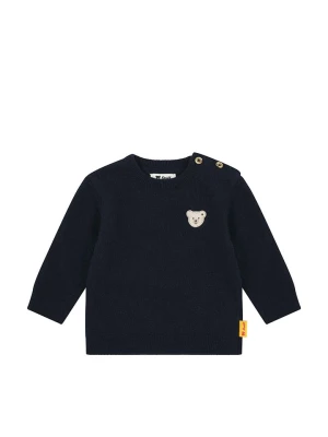 Steiff Sweter w kolorze granatowym rozmiar: 80