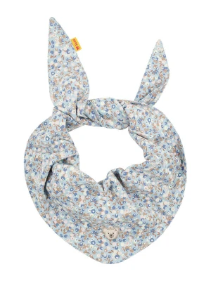 Steiff Szal w kolorze błękitno-beżowym rozmiar: onesize