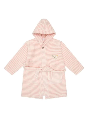 Steiff Szlafrok w kolorze jasnoróżowo-kremowym rozmiar: 98