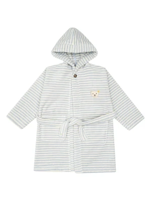 Steiff Szlafrok w kolorze kremowo-błękitnym rozmiar: 98